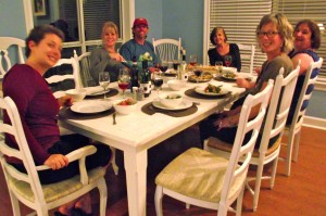 Dinner with Write by the Water retreaters